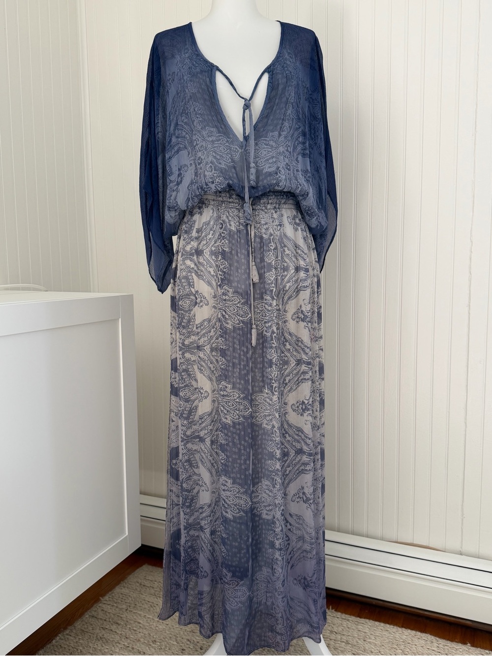 Calypso St. Barth Bohemian Paisley Ombre’ Maxi Dress